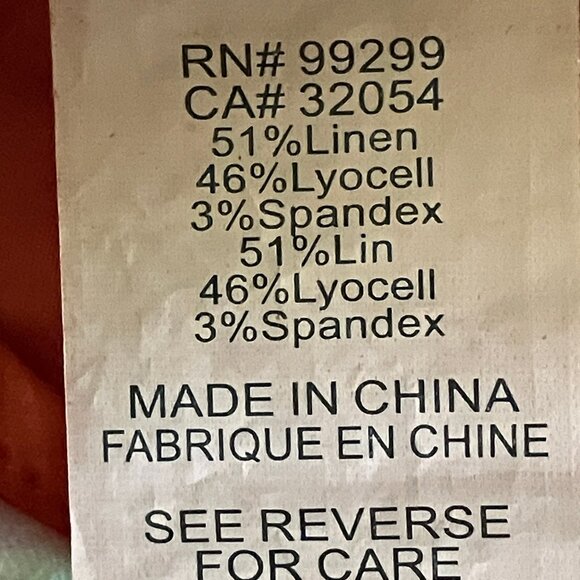 Anthropologie Level 99 women's trousers/jeans red color Size 29/30 (adjustable) - Picture 11 of 16